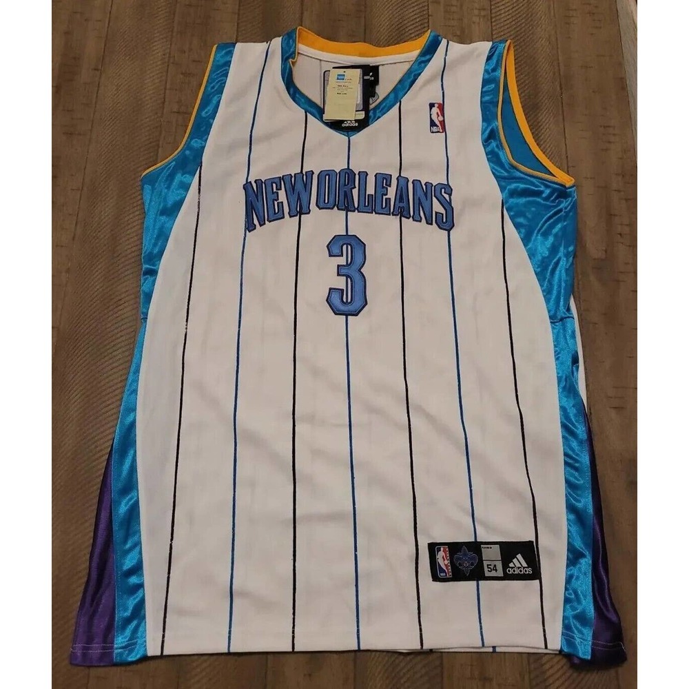 Adidas New Orleans Hornets Chris Paul (#3) Swingman Authentic Jersey Size 54